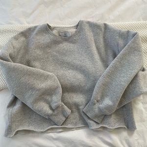 TNA Cozy AF Boyfriend Crop